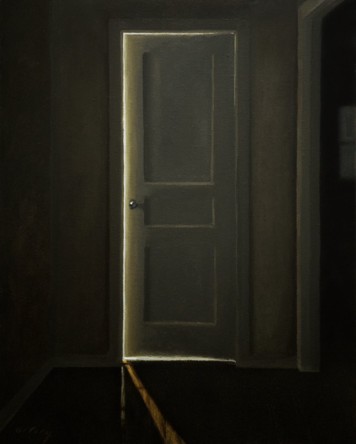 Finished painting from my other post here. Sliver, oil on linen