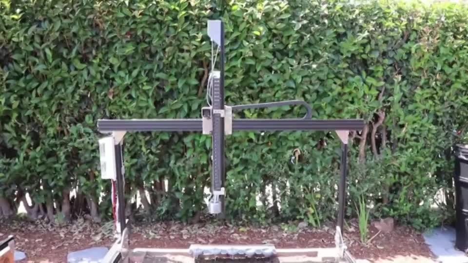 This machine plants seeds, pulls weeds and waters plants individually