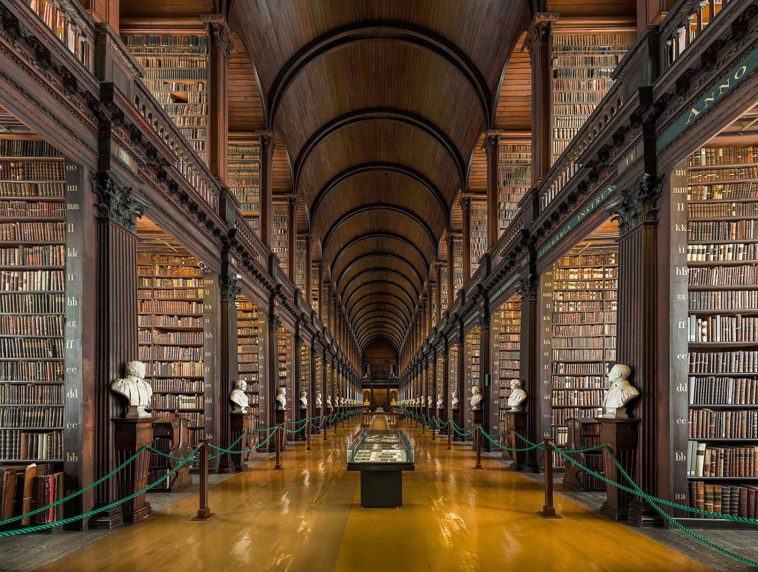 Three hundred year old library in Dublin, Ireland