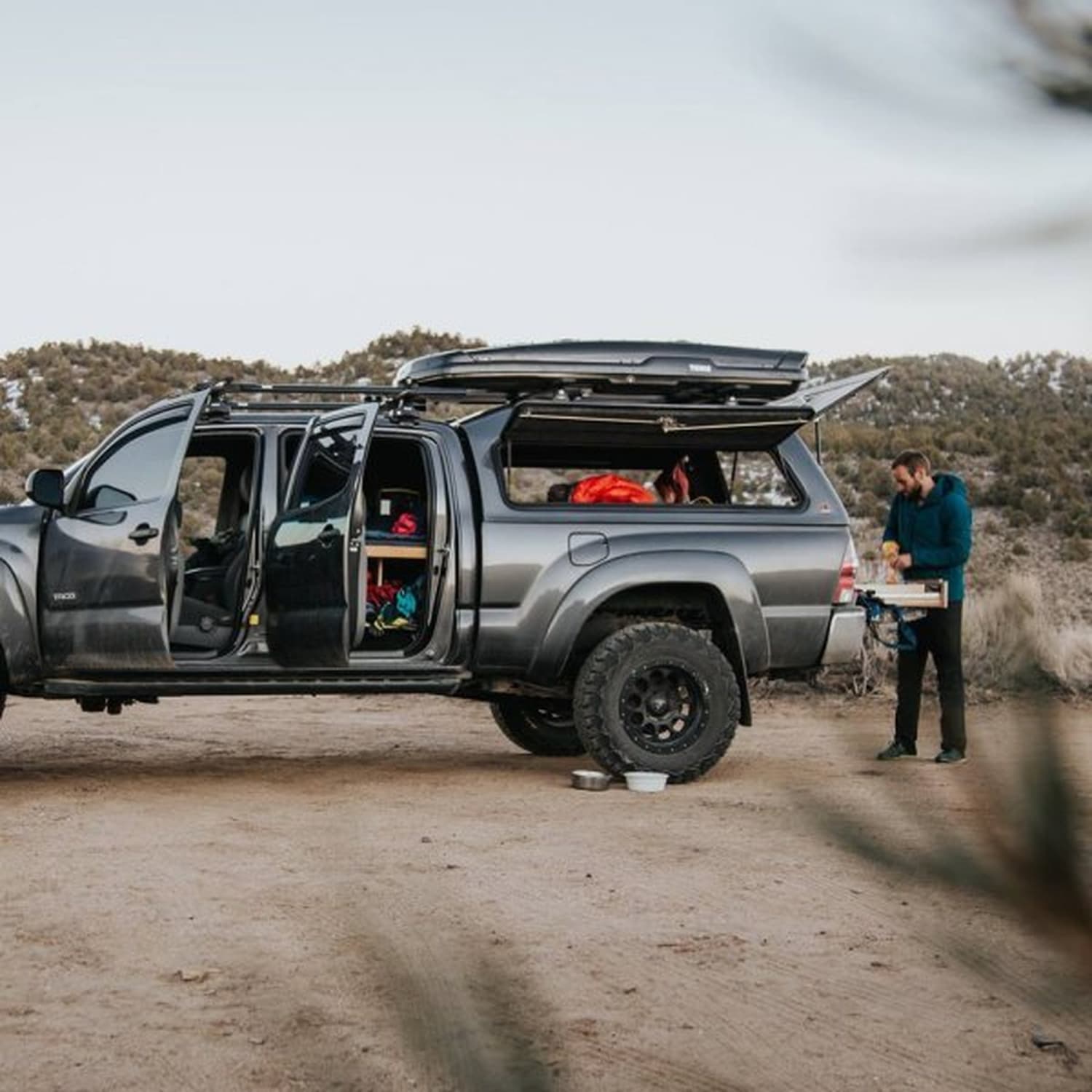 Living Full-Time in a Toyota Tacoma - Outside - Pocket