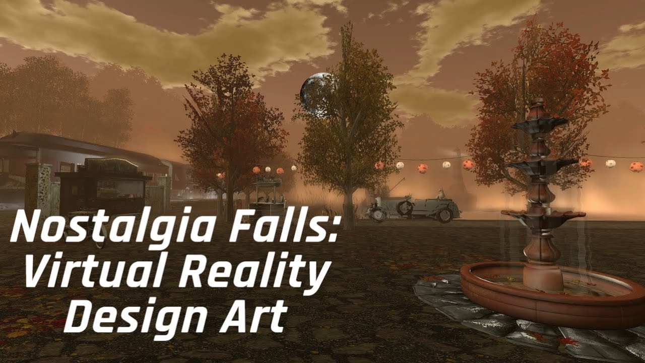 Nostalgia Falls: Virtual Reality Design Art