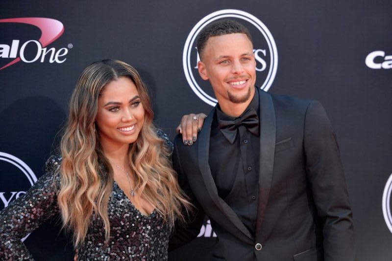 NBA Star Stephen Curry Poses With His Wife on Instagram