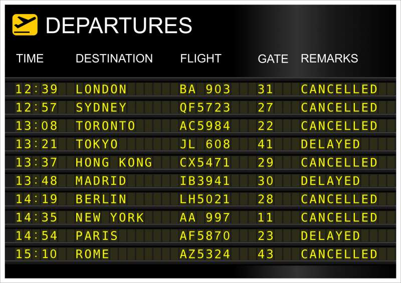 What can you do when your flight is cancelled or delayed?
