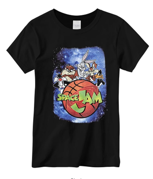 Looney Tunes Boys' Space Jam Outer Space daily T Shirt