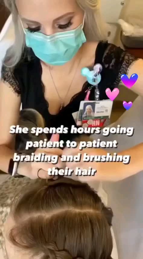 Nurse Brooke goes to hospital on her off days to bring a little cheer to the patients. World needs more of such people.