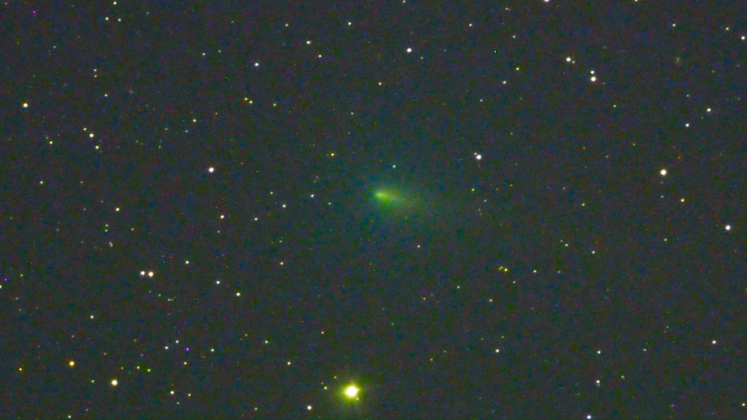 I took a picture of Comet Atlas on April 8th and made a short movie. When I was processing I noticed I was not able to select the nucleus. 2 weeks ago, I was able to select. It seems it is disintegrating as it approaching the sun. I have YouTube Video link in the comments if you are interested.