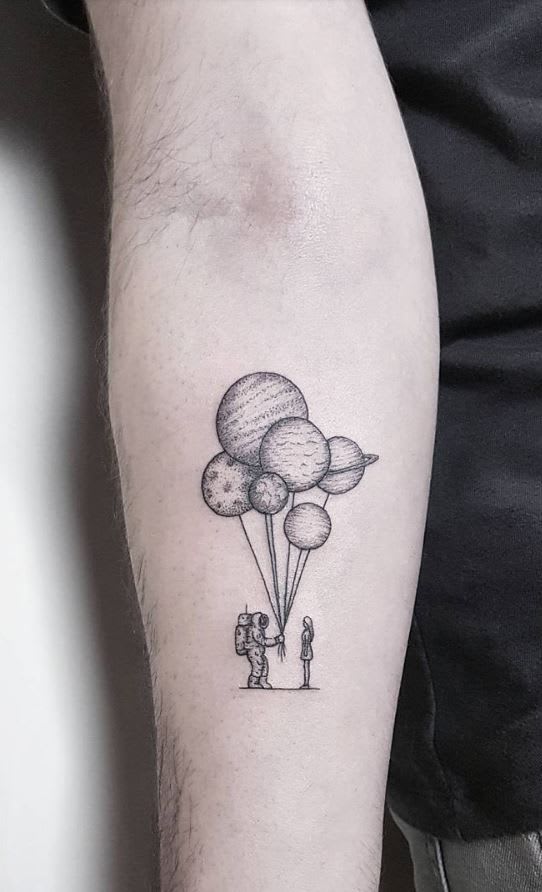 Space Gift Tattoo - InkStyleMag