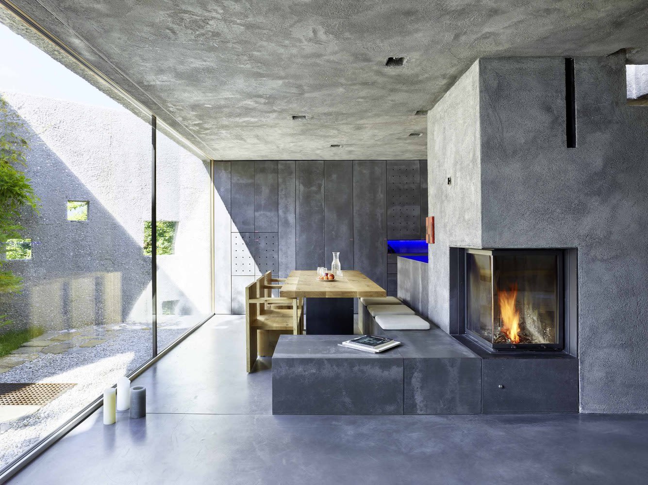 Concrete Benches: Furniture for Inside and Outside the Home