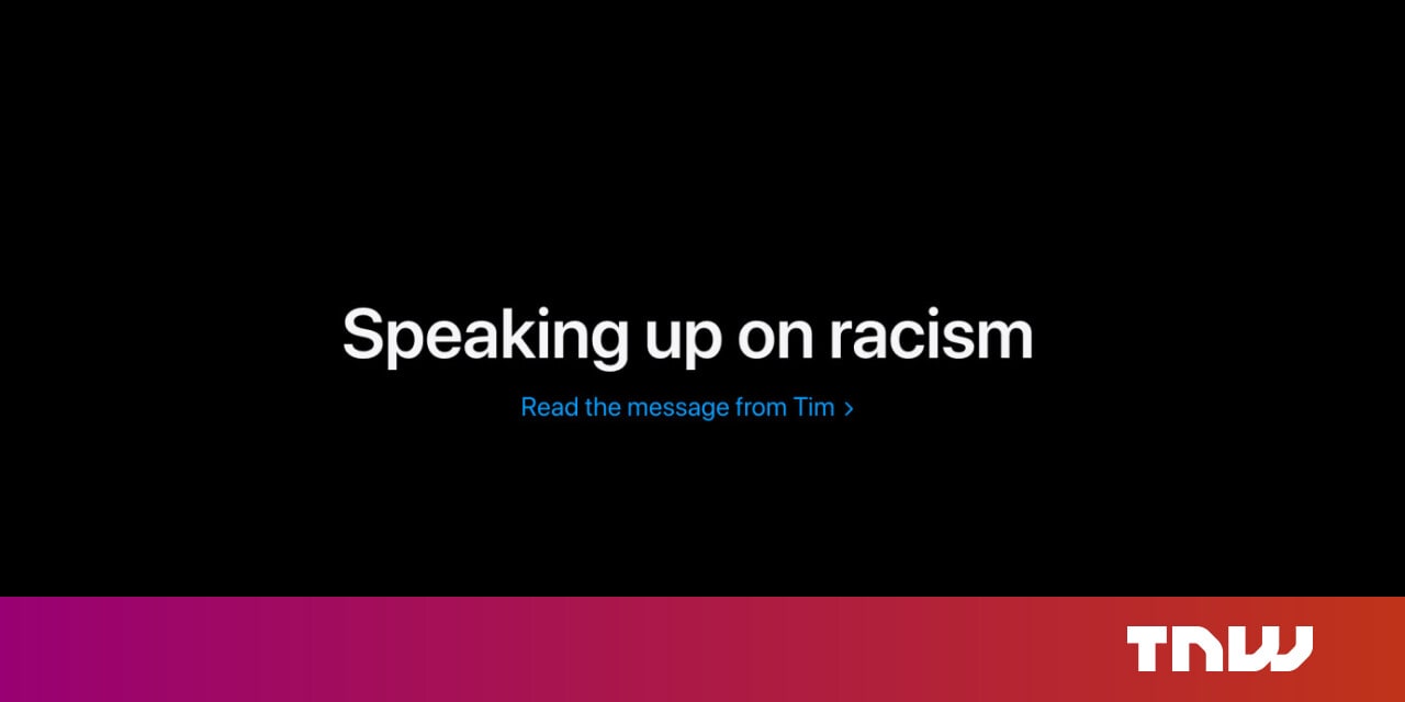 Tim Cook addresses George Floyd's killing with a statement on racism