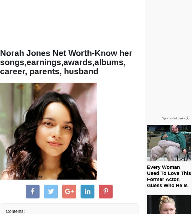 Norah Jones Net Worth-Know her songs,earnings,awards,albums, career, parents, husband