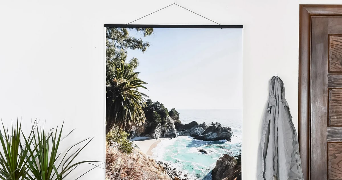 These Stylish $25 Wood Poster Rails Save Me Hundreds on Framed Art