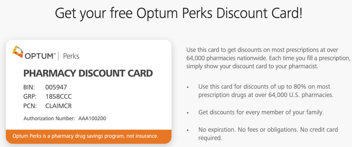 Optum Perks App And Pharmacy Discount Card
