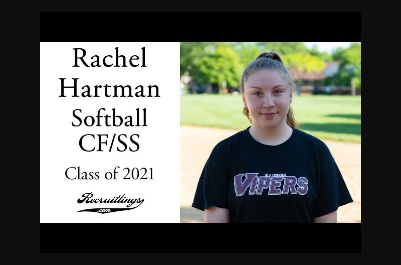 Rachel Hartman Softball CF SS Class of 2021