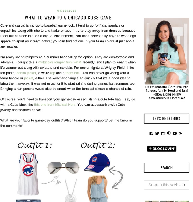 What to Wear to a Chicago Cubs Game - Floradise