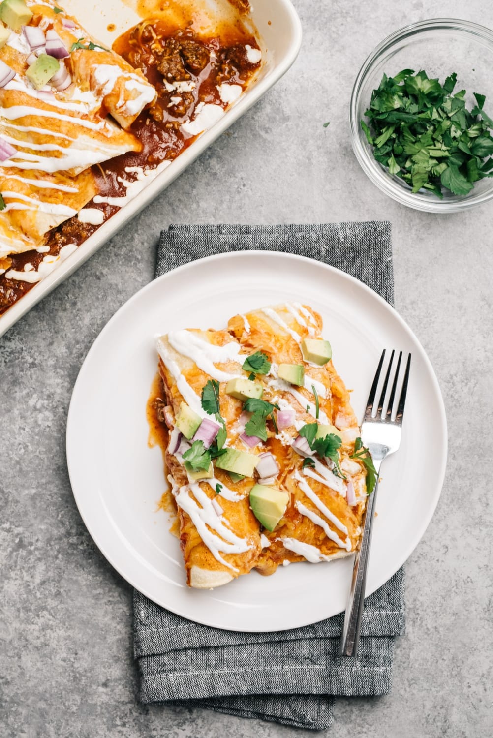 This easy beef enchiladas recipe is sure to become a family favorite!