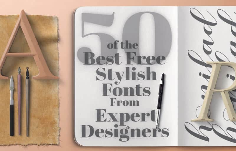 Stylish Fonts: A Collection of 50 Stunning Free Fonts - PrettyWebz Media Business Templates & Graphics
