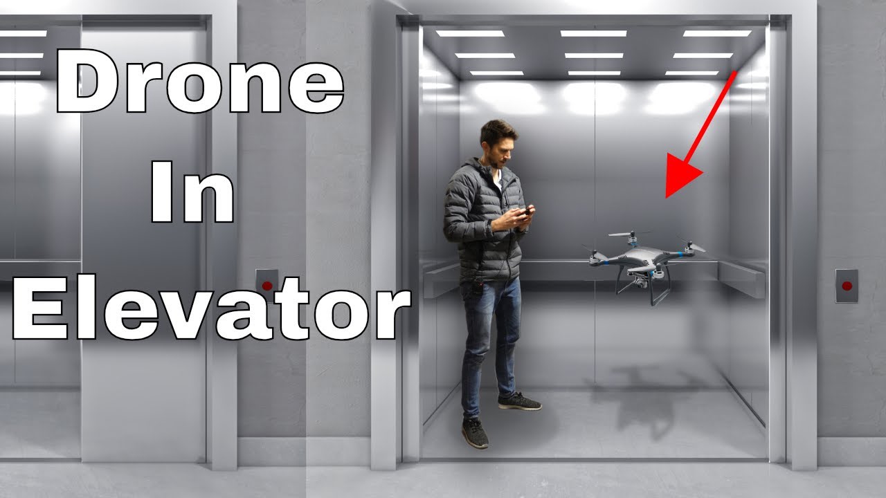 What Happens When Flying a Drone Inside an Elevator
