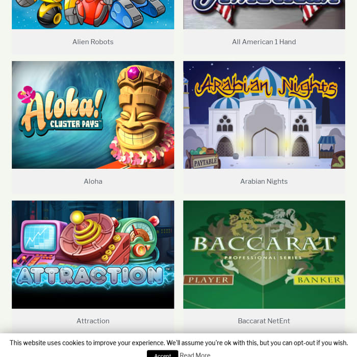 NetEnt provide arguably the sleekest selection of slots on the net