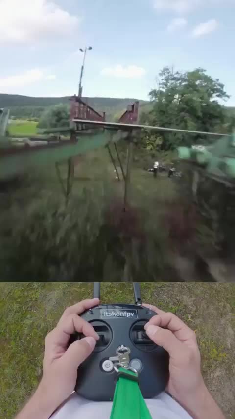 Impressive drone flying