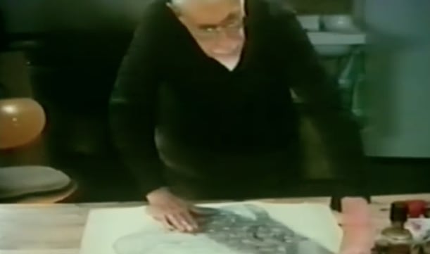 Watch M.C. Escher Make His Final Artistic Creation (1971)