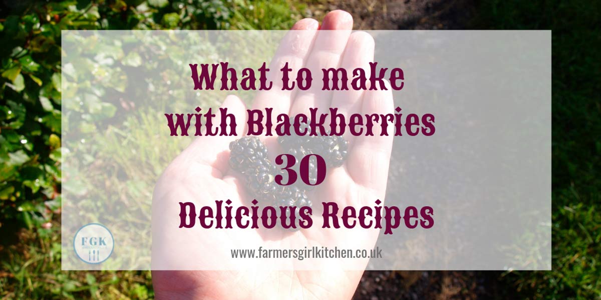 What to make with Blackberries - 30 Delicious Recipes