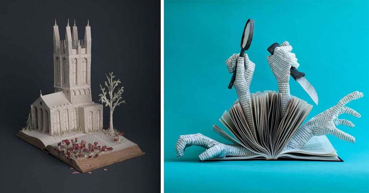 Where Paper Sculpture and Watercolor Collide Bethany Bickley Creates