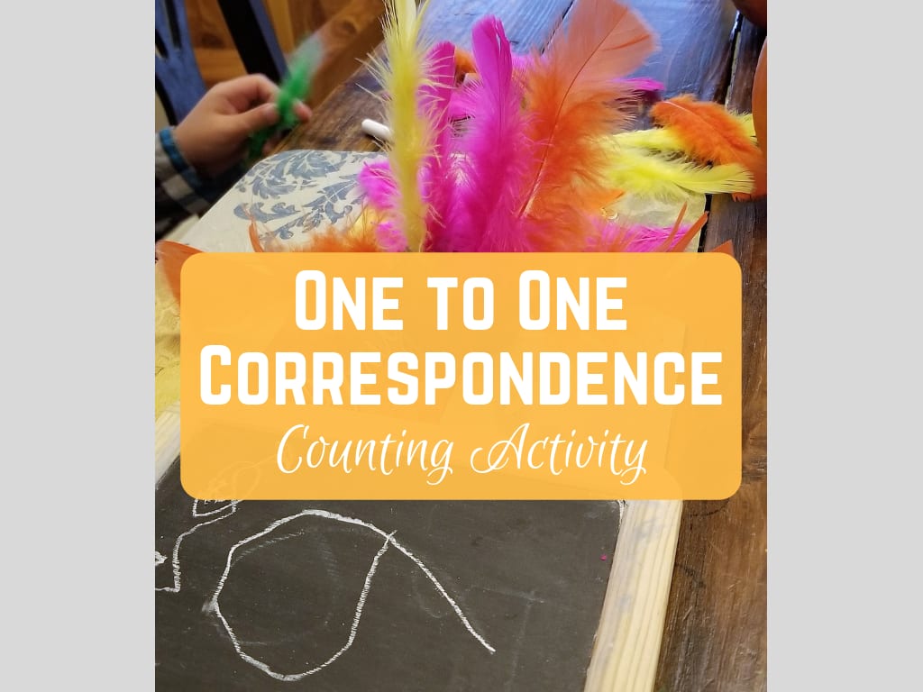 One to One Correspondence Preschool Counting Thanksgiving Activity - From Engineer to Stay at Home Mom