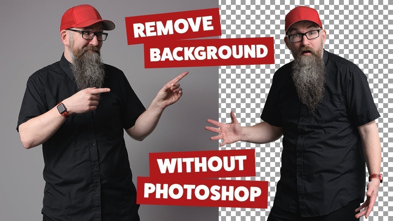 How to remove background image in 5 second without photoshop