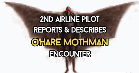 2nd Airline Pilot Reports & Describes O'Hare Mothman Encounter