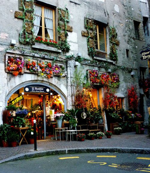 Flower Shop, Annecy, France | Annecy france, Beautiful places, Annecy