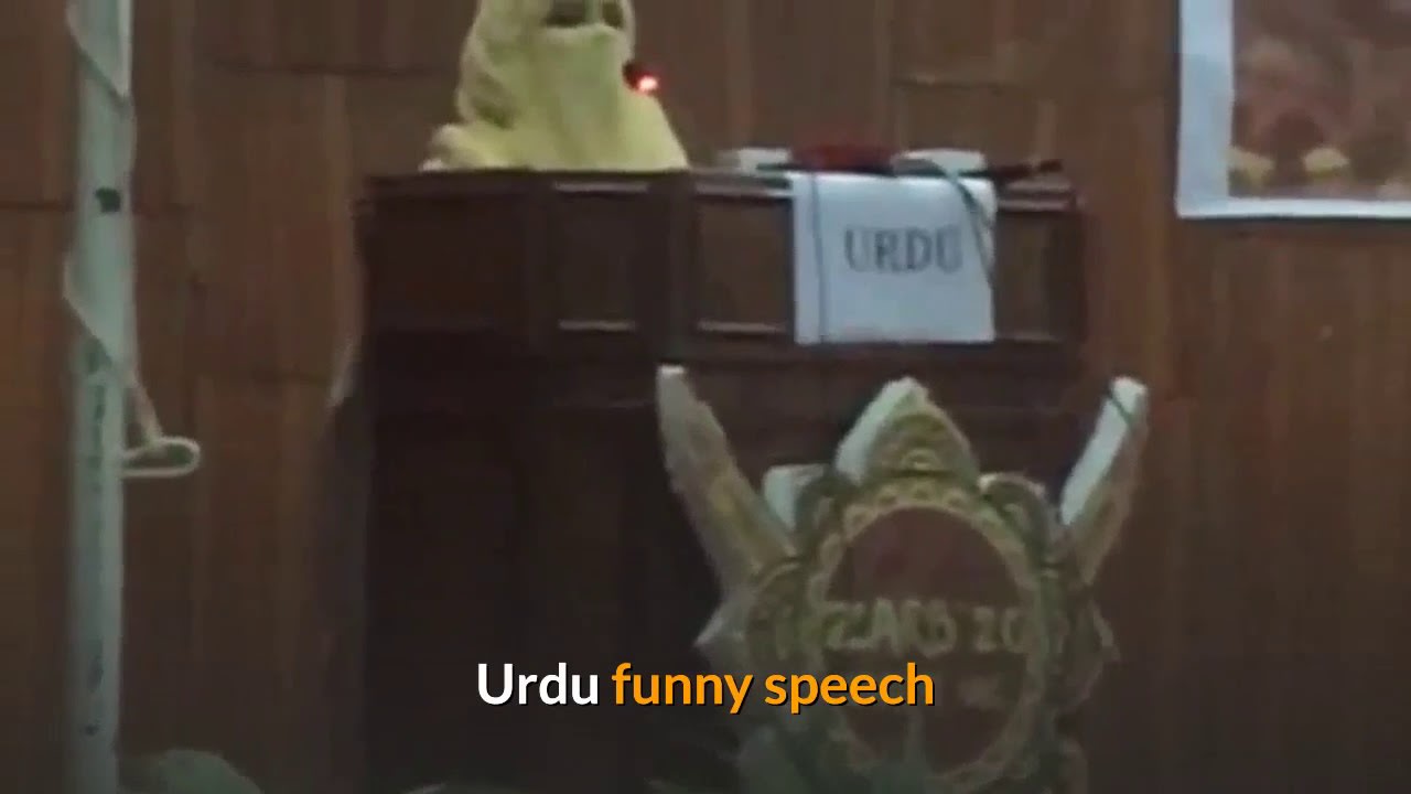 Urdu and saraiki funny speech/Taqrer