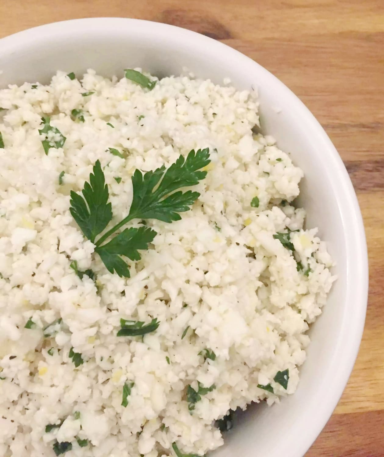 Lemon Cauliflower Rice with Coriander (Cilantro) - Emma Eats & Explores