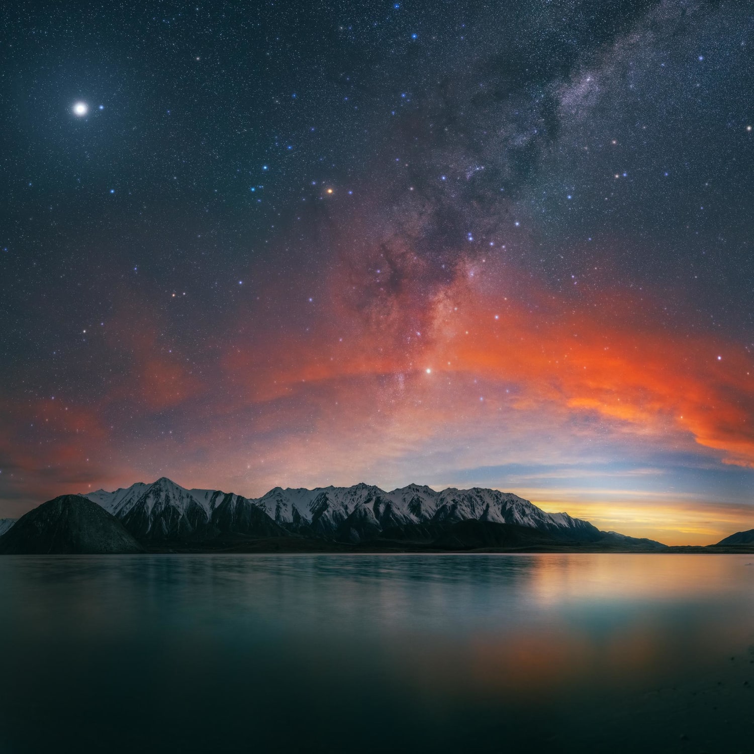 Treated to some epic conditions while catching the Milky Way after Sunset, New Zealand