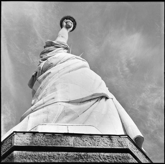 Someone we can all look up to…🗽 CityViewSunday @statueellisnps 📸: Edmund Vincent Gillon, Statue of Liberty, 1945-1965, 2013.3.2.2337 from the collection - see more at