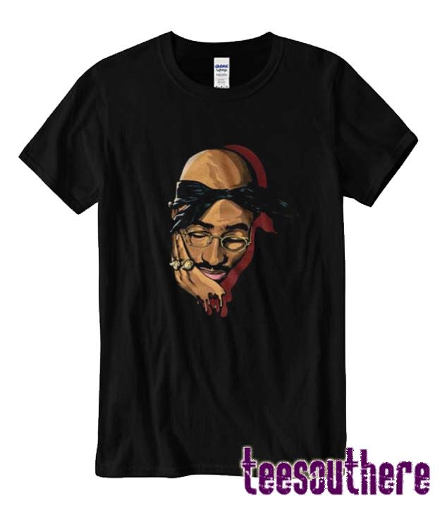 Tupac Shakur Black T Shirt