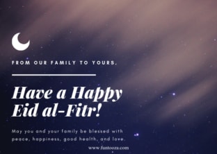 Happy Eid Fitr Wishes To you and Your Family
