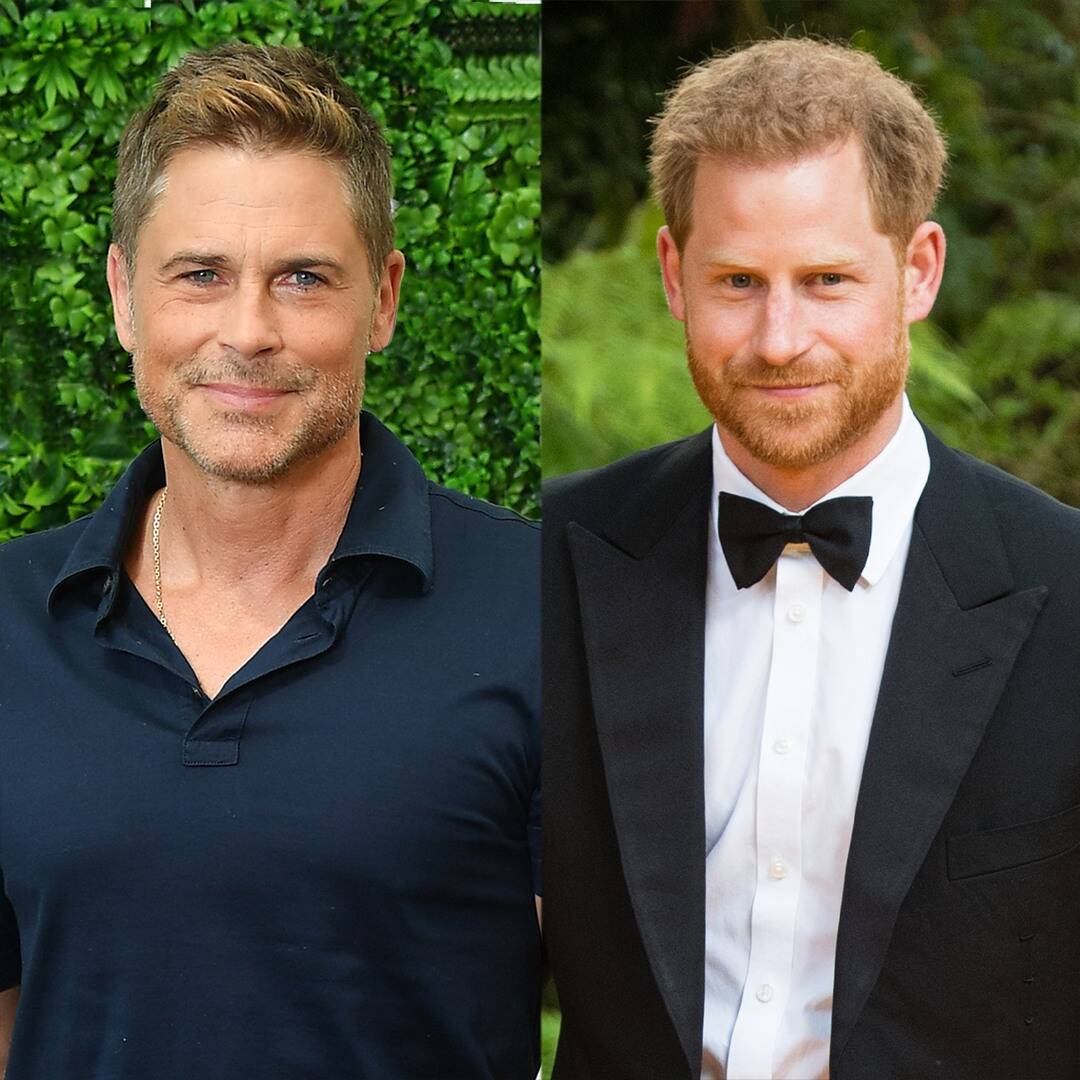 Rob Lowe Claims He "May Have a Scoop" on Prince Harry's Hair After Royal Sighting