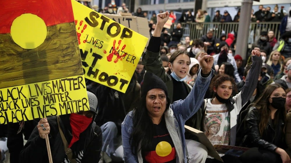 Australians urged to stay away from Black Lives Matter protest