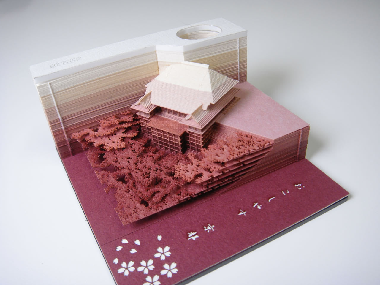 A Paper Memo Pad That Excavates Objects as It Gets Used — Colossal