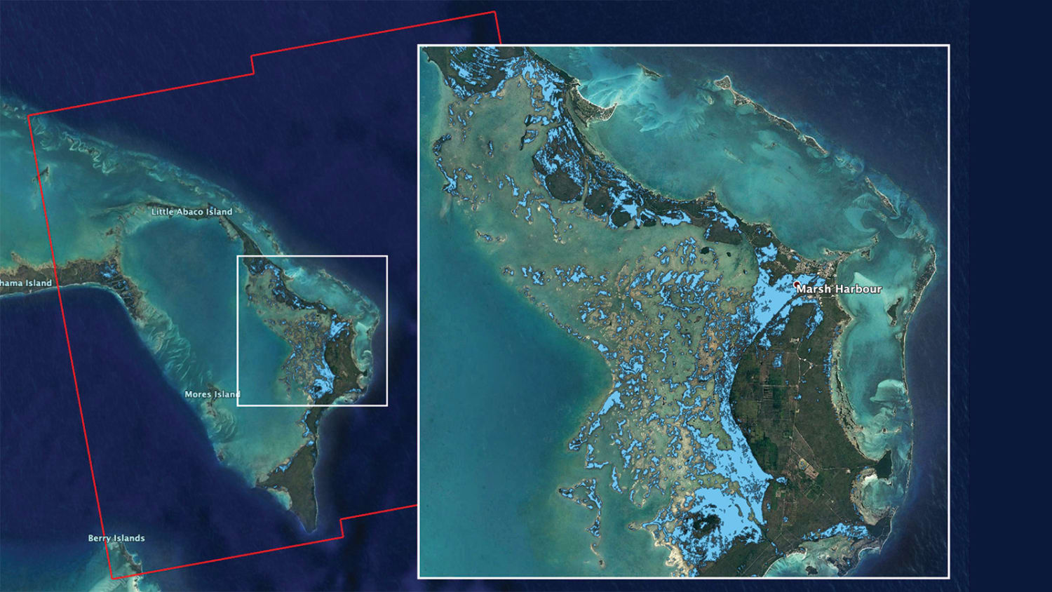 NASA's ARIA Team Maps Flooding in the Bahamas