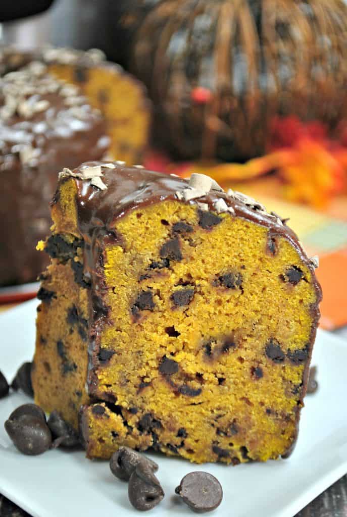 The Most Decadent Instant Pot Pumpkin Chocolate Chip Cake You'll every try