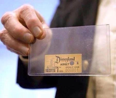 The first Disneyland ticket ever sold