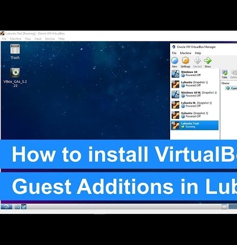 How to install VirtualBox Guest Additions in a Lubuntu VM (and get full screen + more)