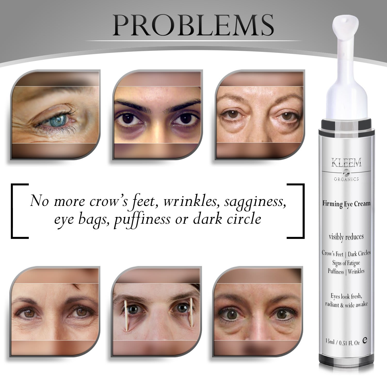 KLEEM ORGANICS Eye Cream-For all type skin