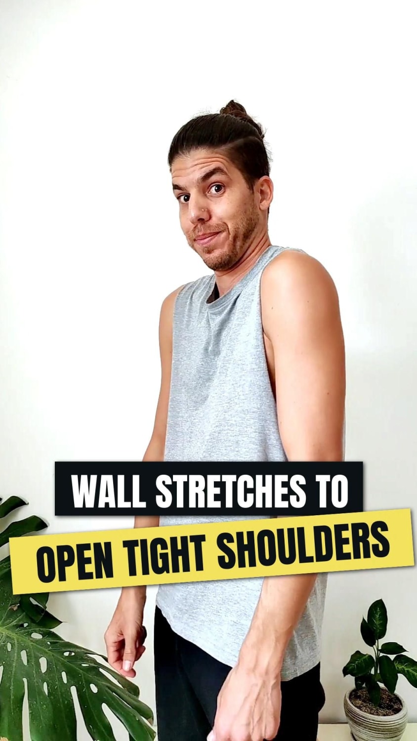5 Wall Stretches To Open Tight Shoulders