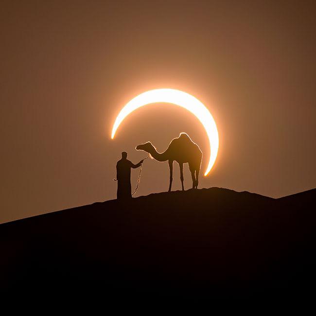 Annular Solar Eclipse in the Desert