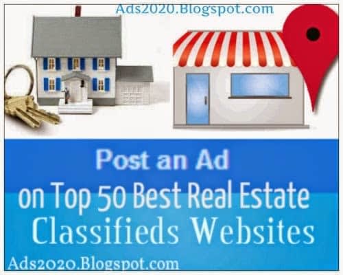 Real Estate Advertising Sites - Top 50 Classifieds to Post Property Ads Free Online