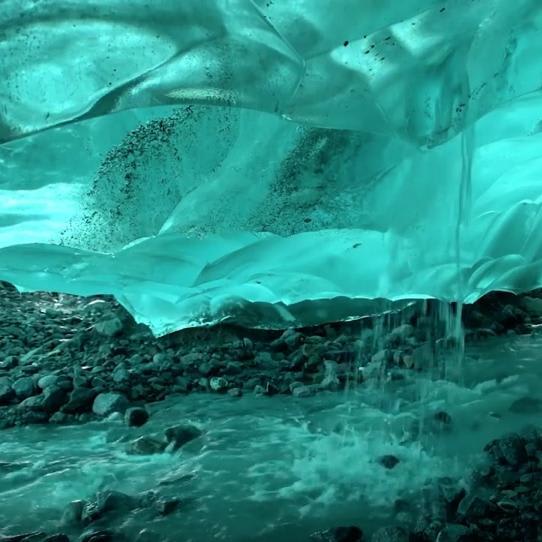 Go inside an ice cave to see nature's most beautiful blue - The Kid Should See This