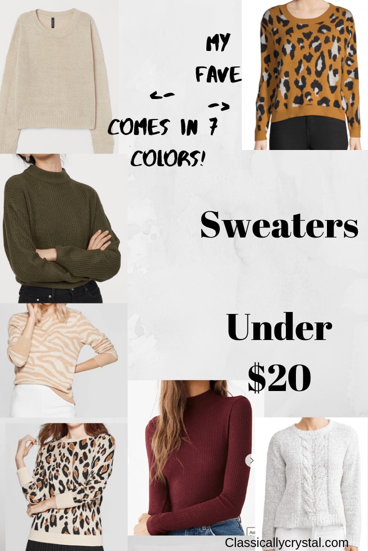Sweaters Under $20