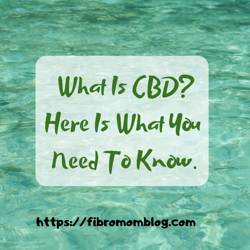 What is CBD? Here is what you Need to know. ~